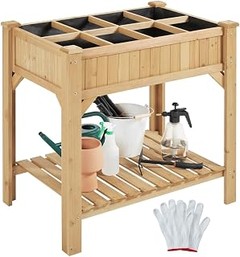 Mesas de cultivo elevadas para terraza para aromáticas