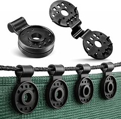 Mallas y protectores con clips de fijación