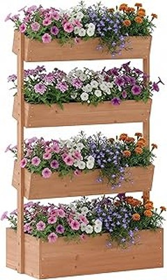 Comparativa de los mejores huertos verticales de madera para balcones pequeños