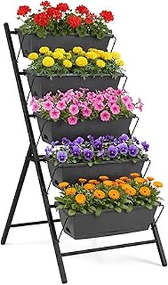 Huertos verticales para balcones pequeños apilables