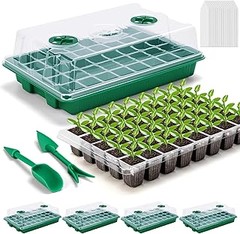 Semilleros con tapa para germinar en casa con ventilación регулируable