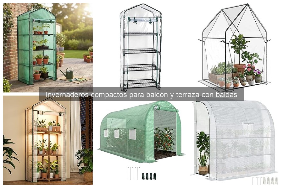 Beneficios de invernaderos compactos para balcones y terrazas