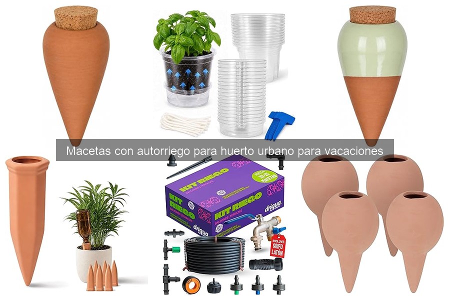 Beneficios de las macetas con autorriego para huerto urbano