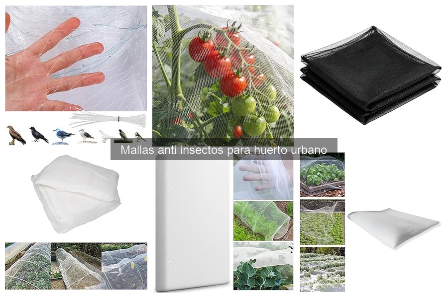 Cómo instalar malla anti insectos en tu huerto urbano