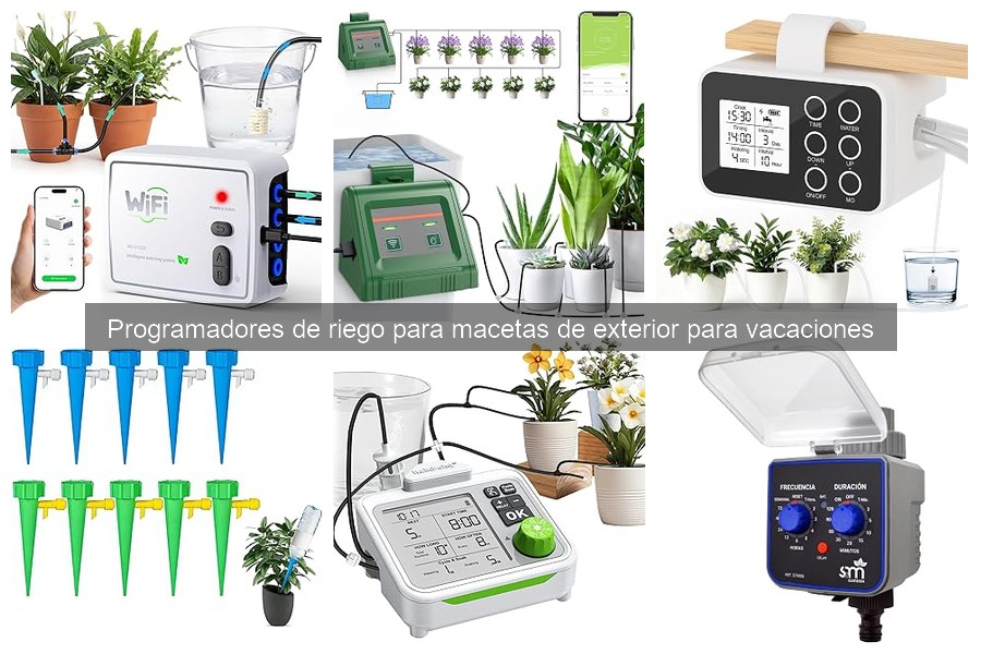 Cómo instalar un programador de riego en macetas exteriores