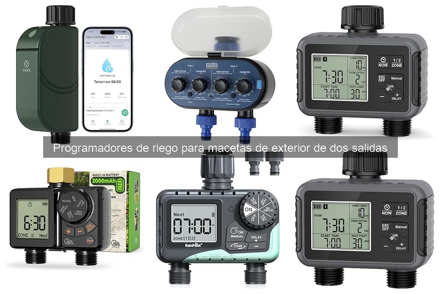 Cómo instalar un programador de riego para macetas de exterior