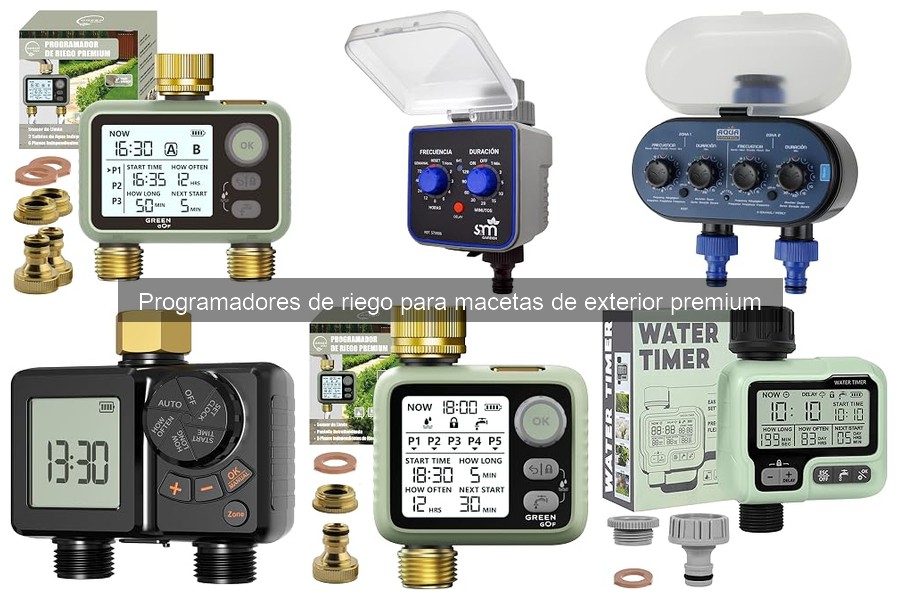 Cómo instalar un programador de riego para macetas premium