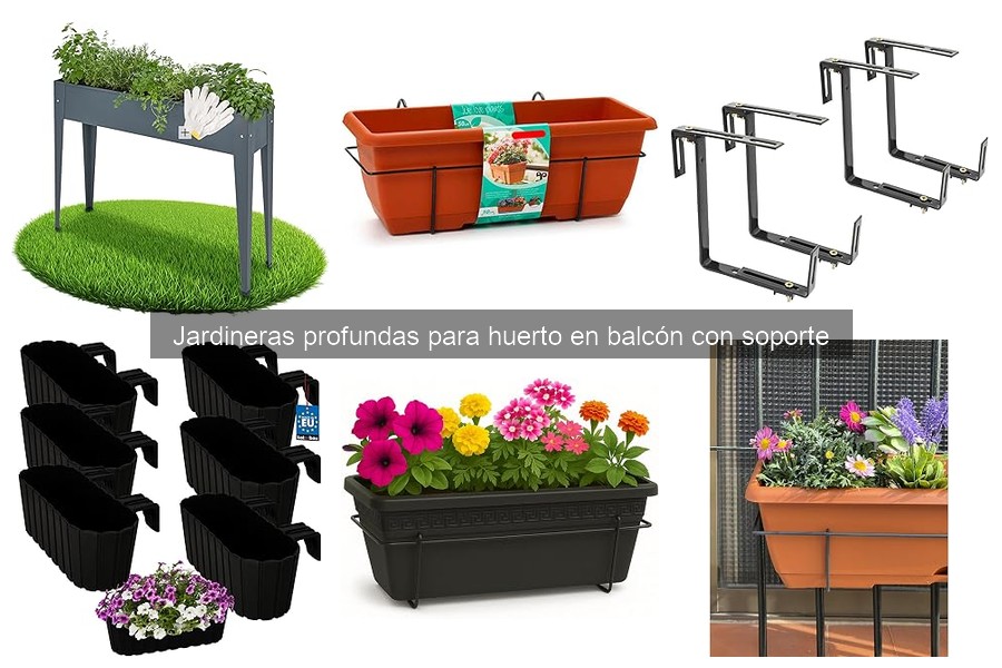 Cómo Instalar y Mantener Jardineras Profundas con Soporte