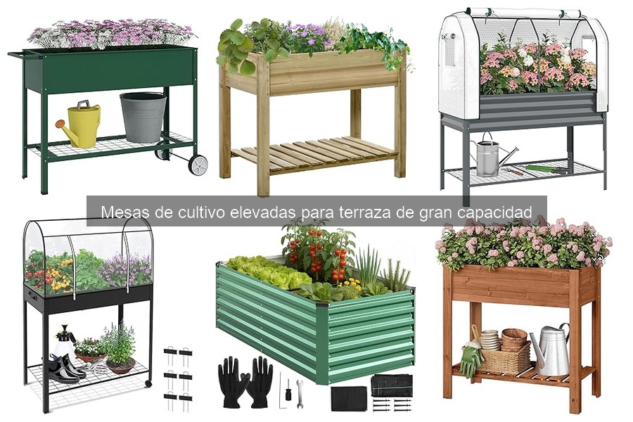 Cómo instalar y mantener una mesa de cultivo elevada en la terraza