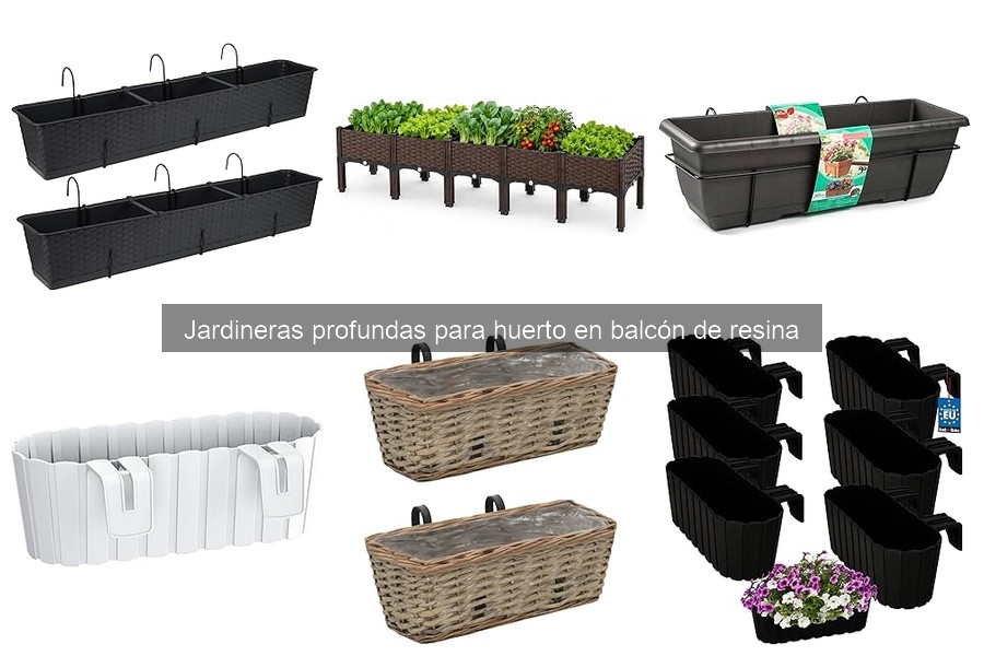 Cómo mantener jardineras profundas de resina en tu balcón