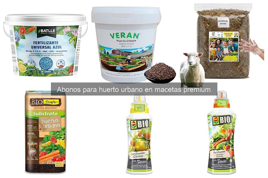Cómo usar el abono en macetas para tu huerto urbano