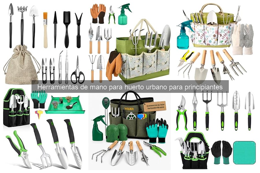 Cómo usar y mantener herramientas de huerto urbano correctamente