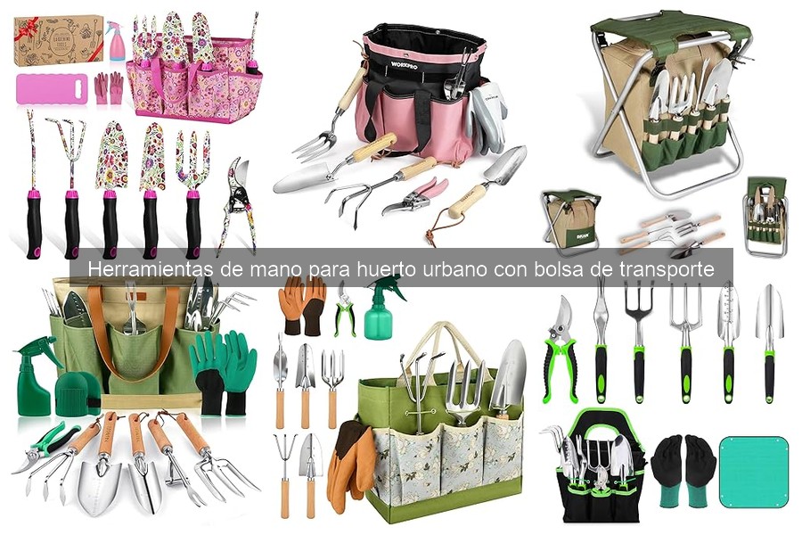 Cómo usar y mantener herramientas de mano para huerto urbano