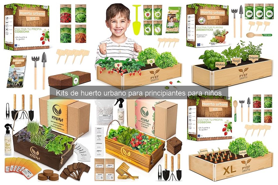 Cómo utilizar un kit de huerto urbano para niños