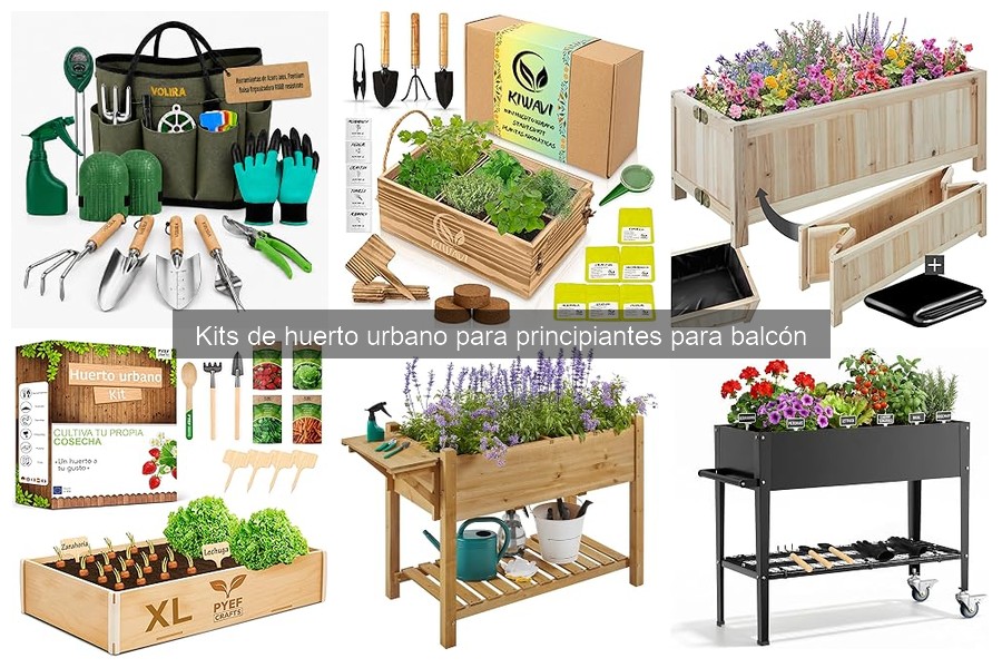 Cómo utilizar y mantener un kit de huerto urbano en balcón
