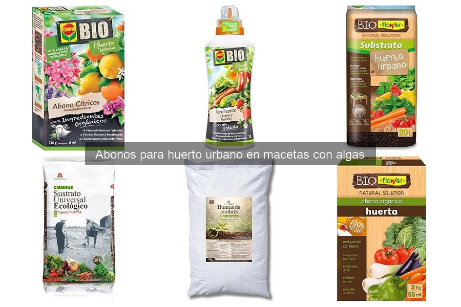 Comparativa de Abonos de Algas para Huertos Urbanos 2026