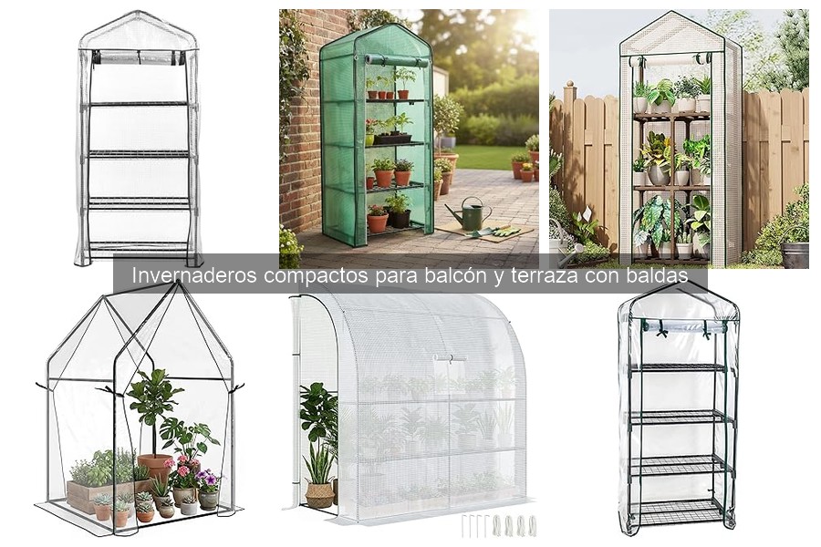 Comparativa de invernaderos compactos para balcón en 2026