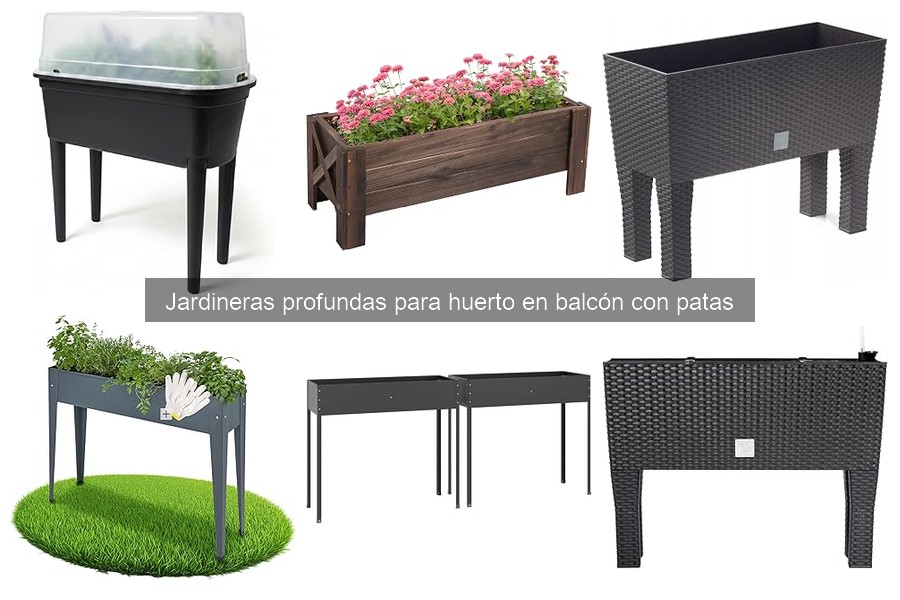 Comparativa de Jardineras Profundas para Huerto en Balcón