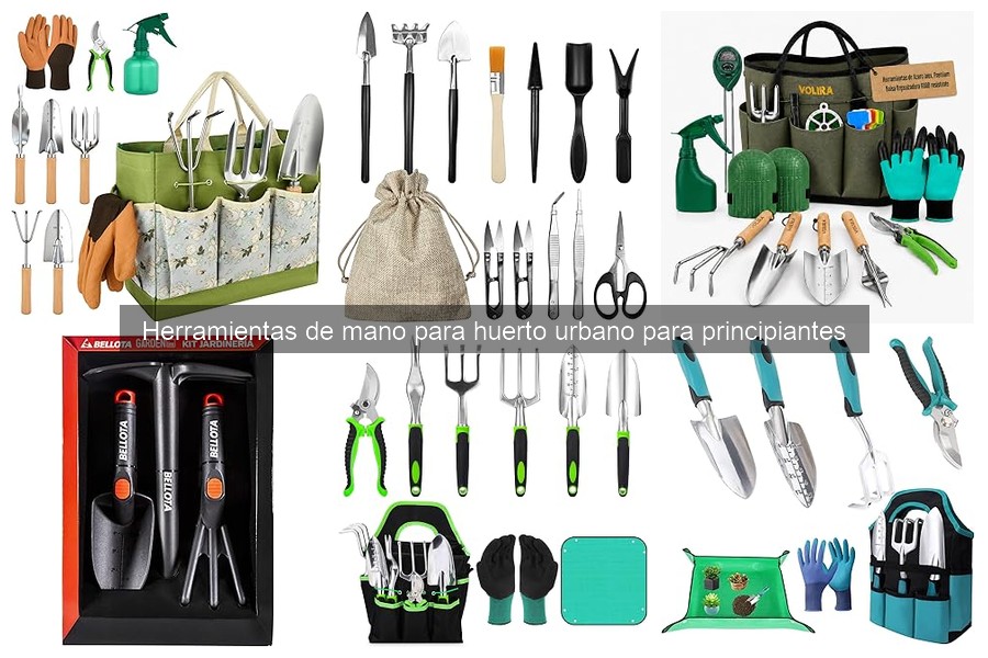 Comparativa de las Mejores Herramientas de Mano para Huertos Urbanos