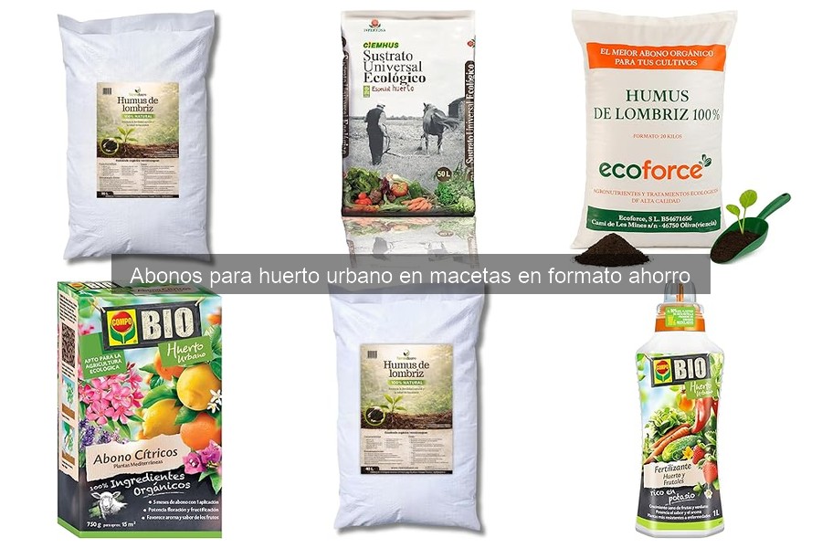 Comparativa de los Mejores Abonos a Granel para Huertos Urbanos