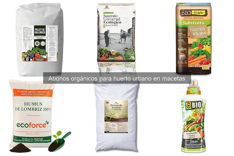 Comparativa de los Mejores Abonos Orgánicos para Cultivos en Balcón