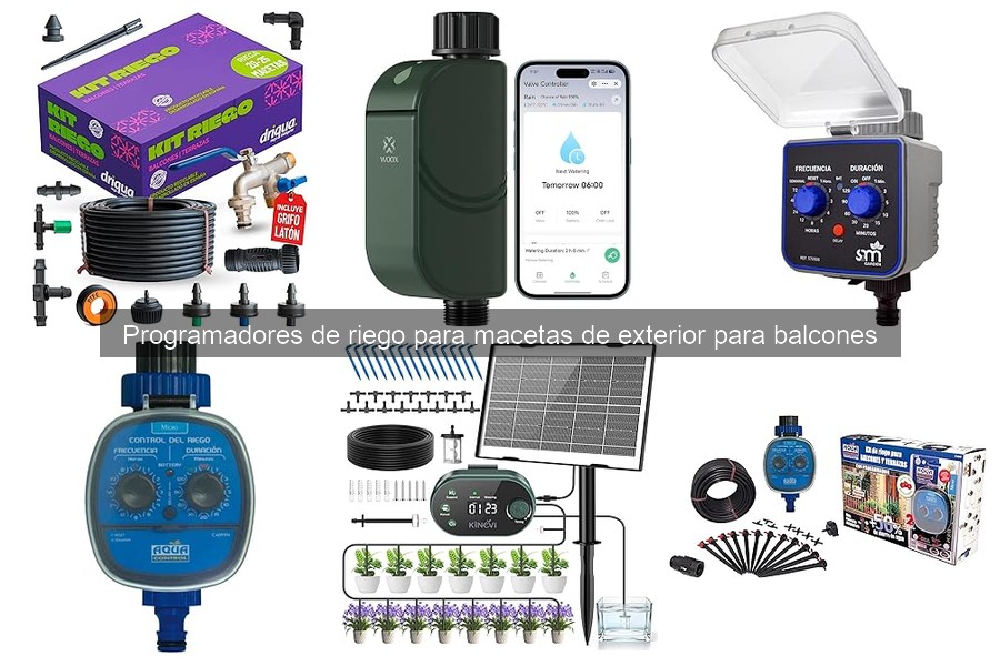 Comparativa de los Mejores Programadores de Riego para Balcones