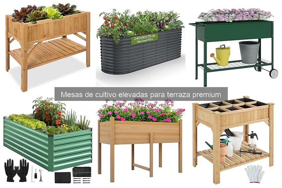 Comparativa de mejores mesas de cultivo elevadas 2026