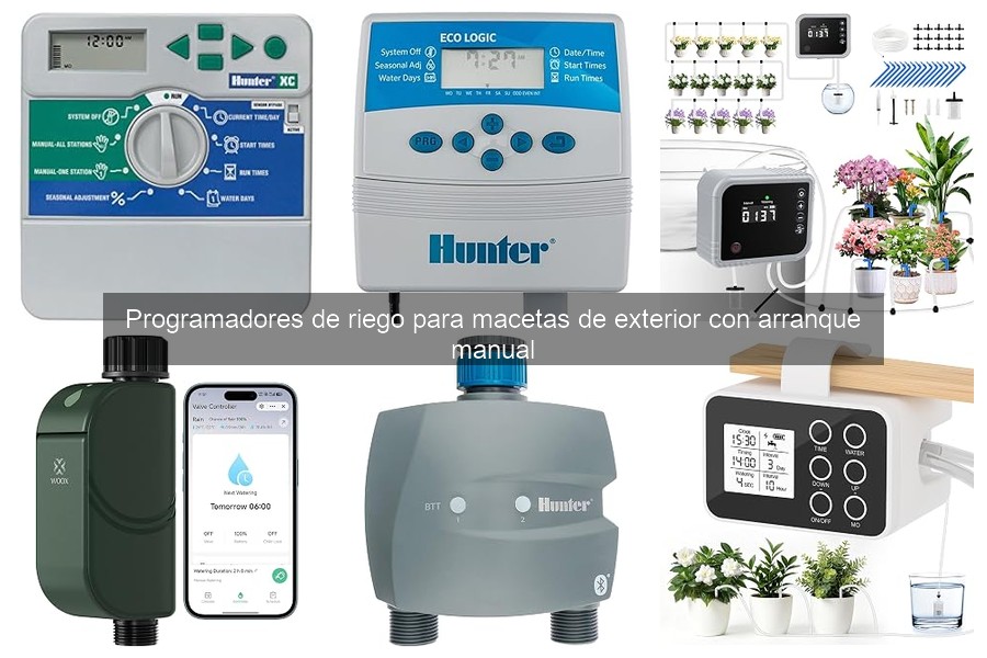 Comparativa de Programadores de Riego Manual para Macetas