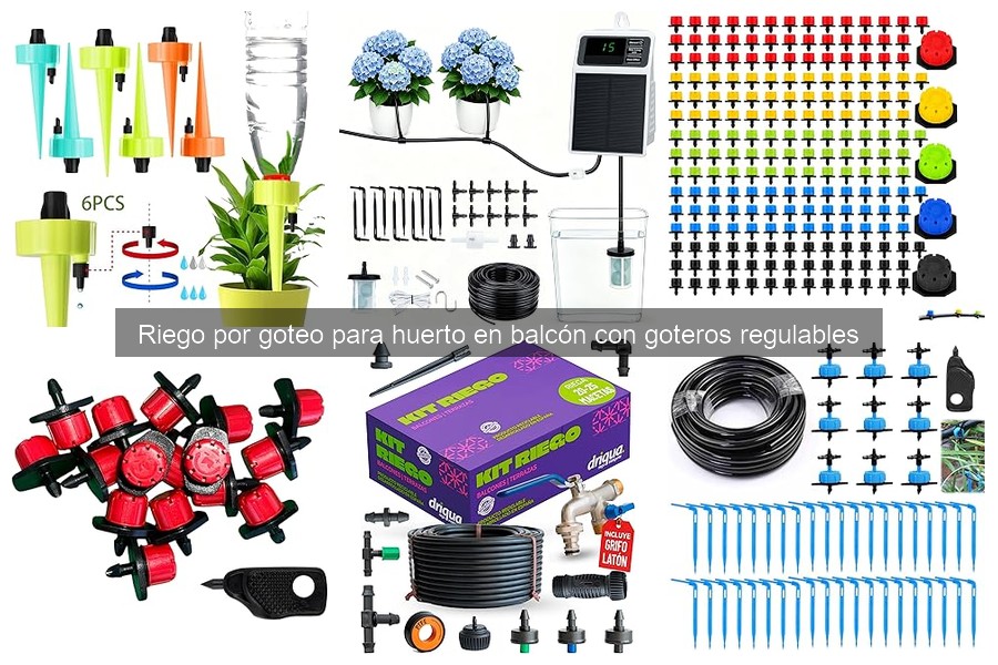 Comparativa de Sistemas de Riego por Goteo para Balcón