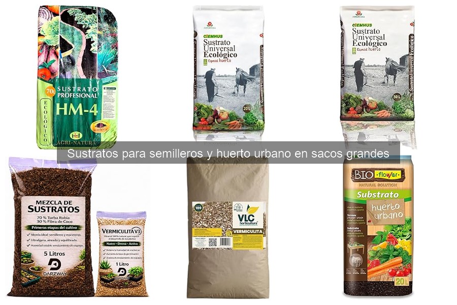 Comparativa de Sustratos en Sacos Grandes para Huertos Urbanos