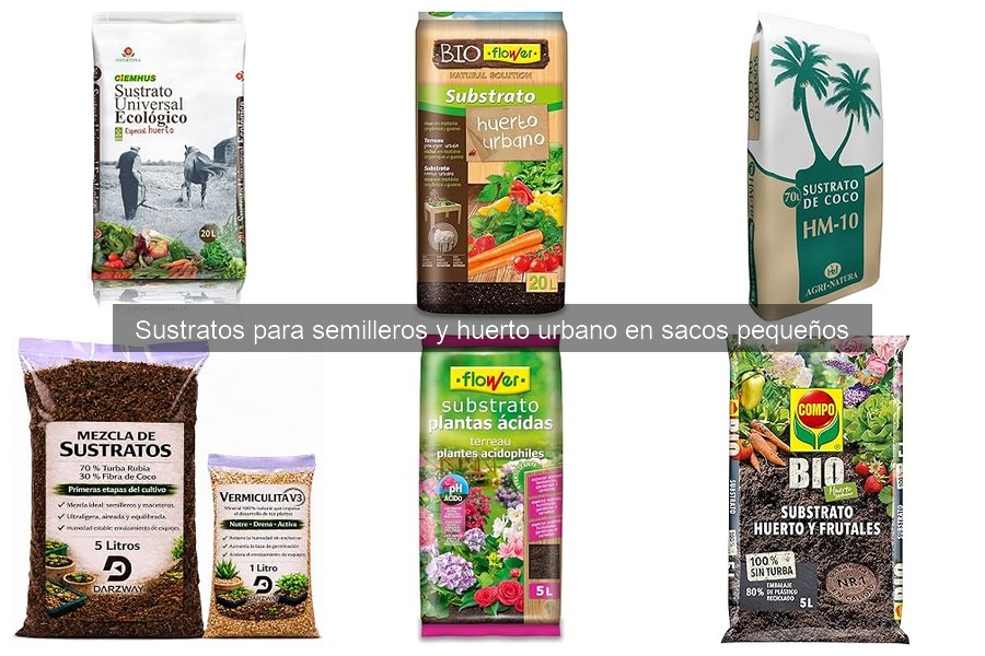Comparativa de Sustratos para Huertos Urbanos en Sacos