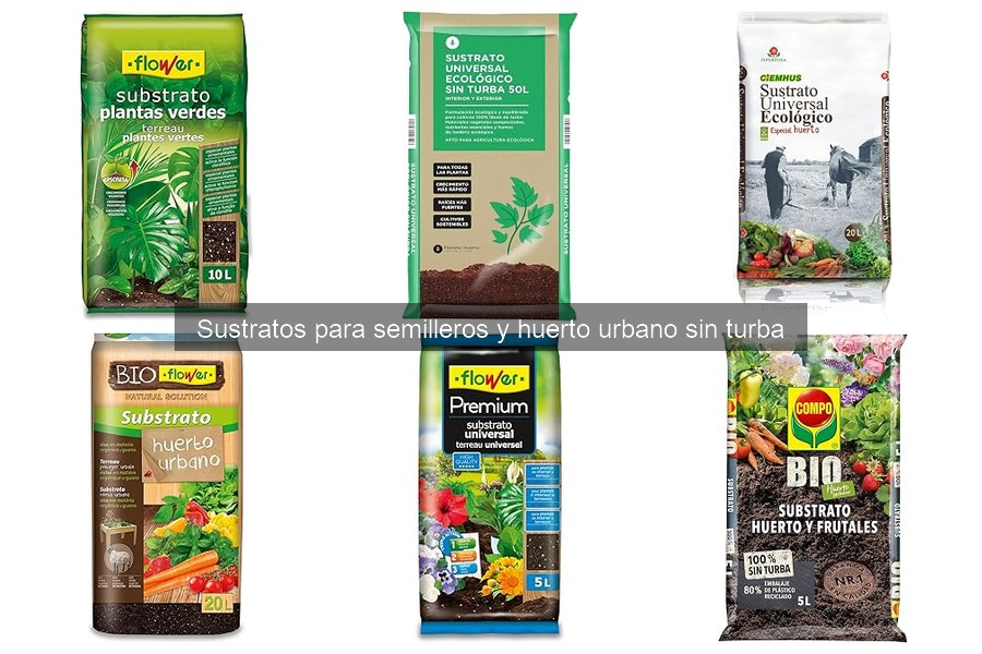 Diferencias entre sustratos con y sin turba para semilleros