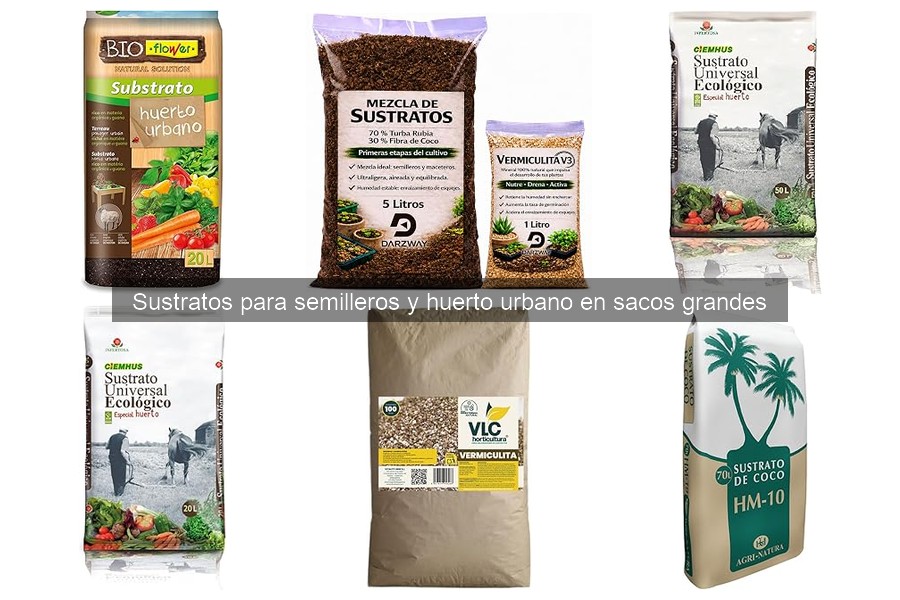 El mejor sustrato para semilleros en huertos urbanos