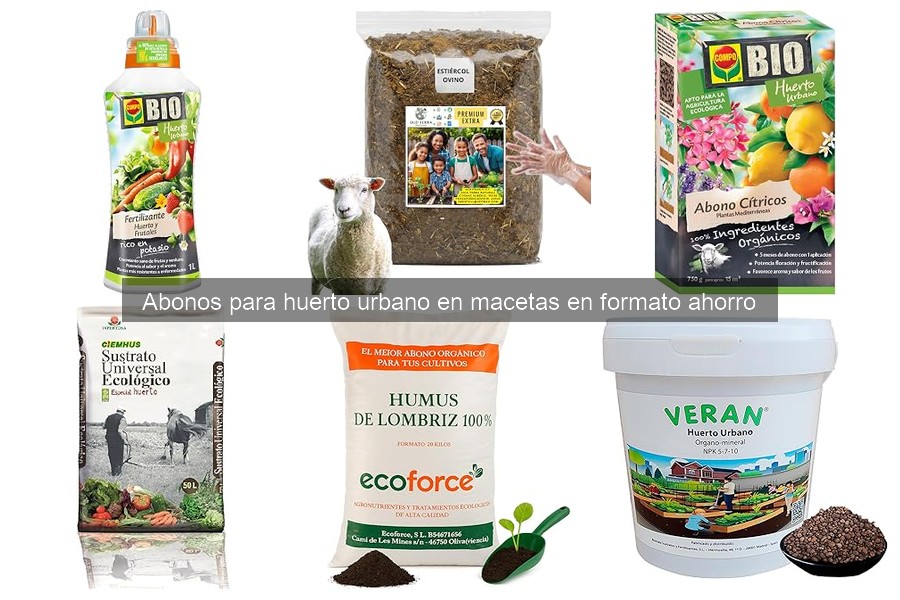 Errores al usar abonos en huertos urbanos en macetas
