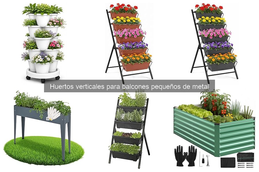 Guía de compra: Huertos verticales de metal para balcones pequeños