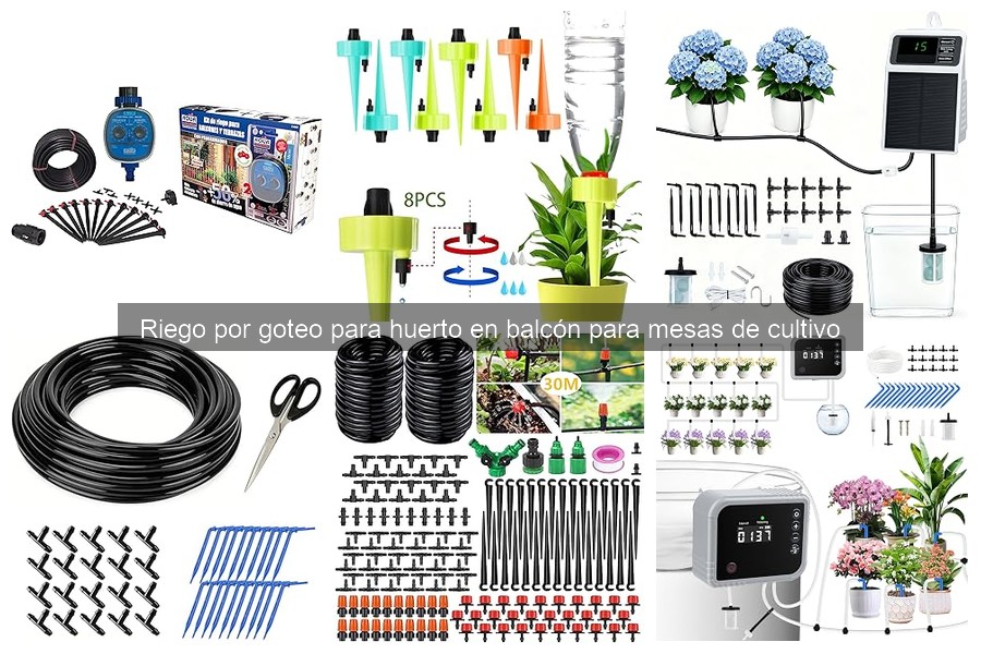 Guía de compra: Sistemas de riego por goteo para balcones
