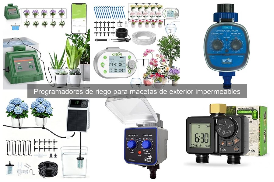 Guía para elegir el mejor programador de riego para macetas