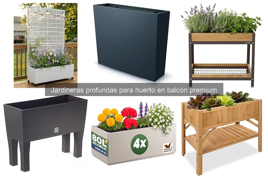 Guía para elegir la jardinera profunda ideal para tu balcón