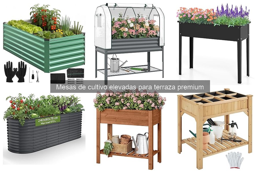 Guía para elegir la mesa de cultivo elevada para tu terraza