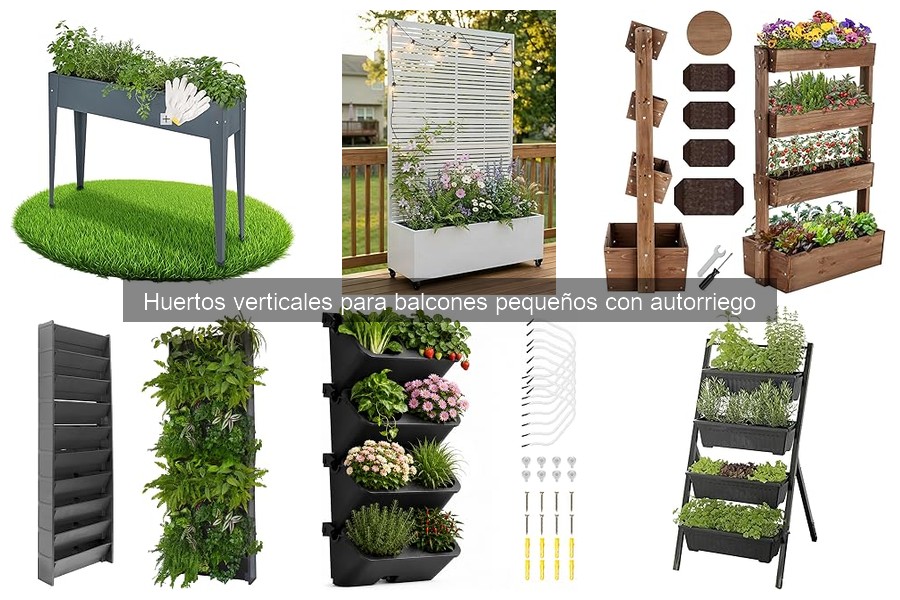 Guía para instalar un huerto vertical con autorriego en tu balcón