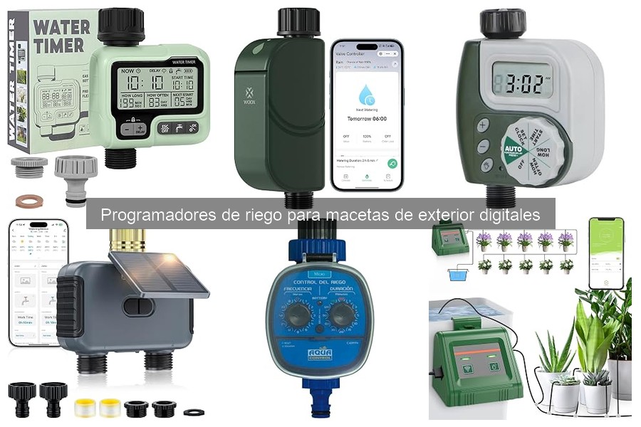 Instalación y configuración de programadores de riego digitales