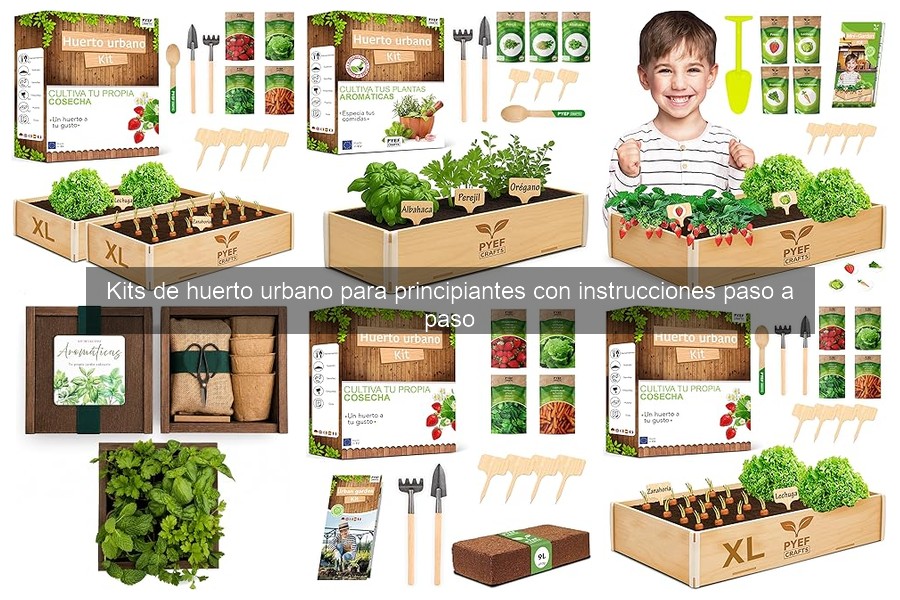 Instrucciones paso a paso para tu kit de huerto urbano
