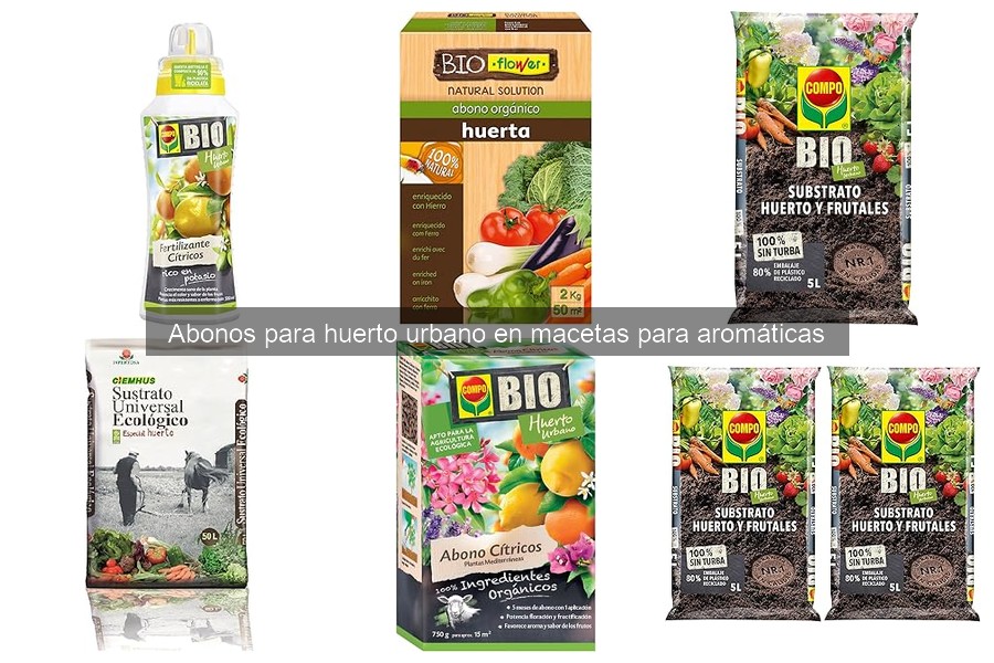 Mejores abonos para aromáticas en macetas en 2026
