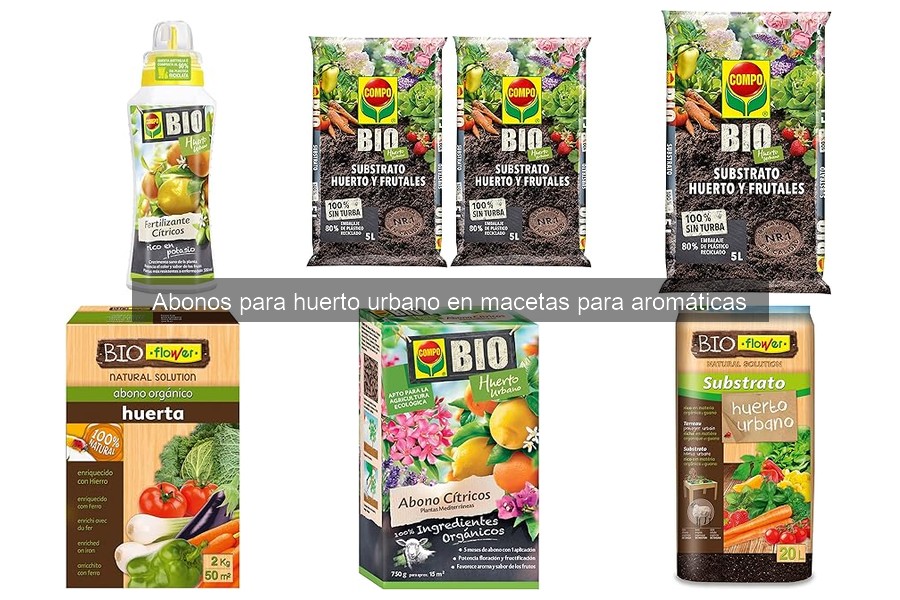 Mejores abonos para hierbas aromáticas en macetas 2026