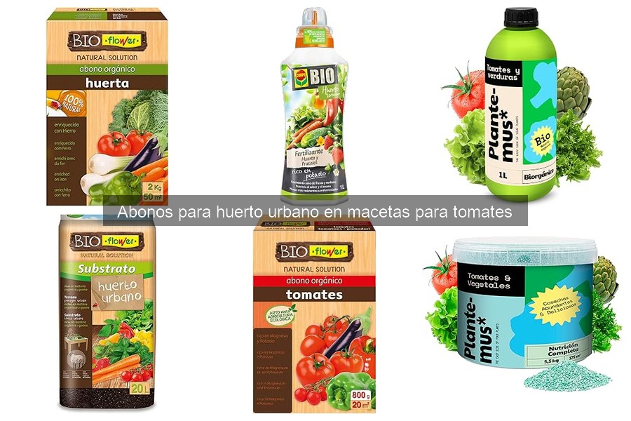 Mejores abonos para tomates en macetas: Comparativa 2026