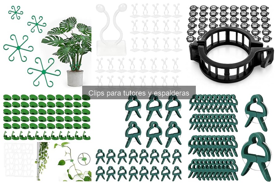 Mejores clips para tutores y espalderas en 2026