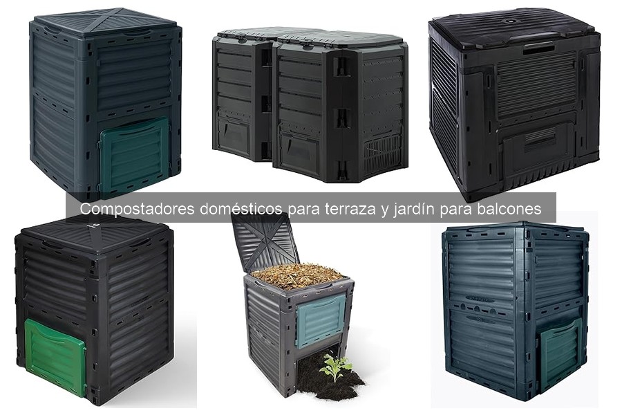 Mejores compostadores para balcones: comparación por tamaño