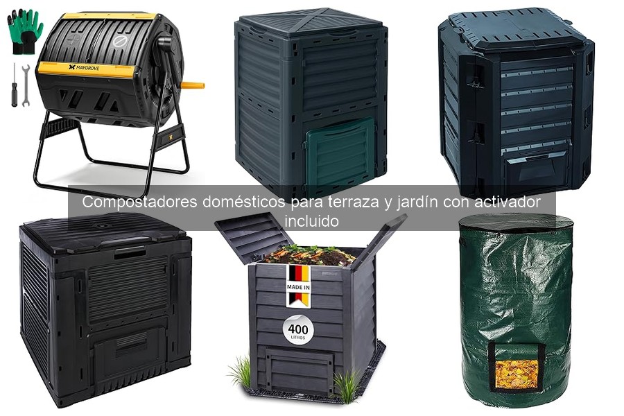 Mejores compostadores para terraza con activador incluido