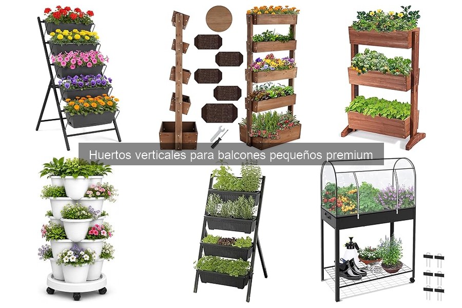 Mejores huertos verticales premium para balcones pequeños 2026