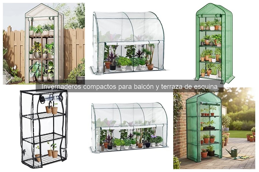 Mejores invernaderos compactos para terrazas pequeñas en 2026